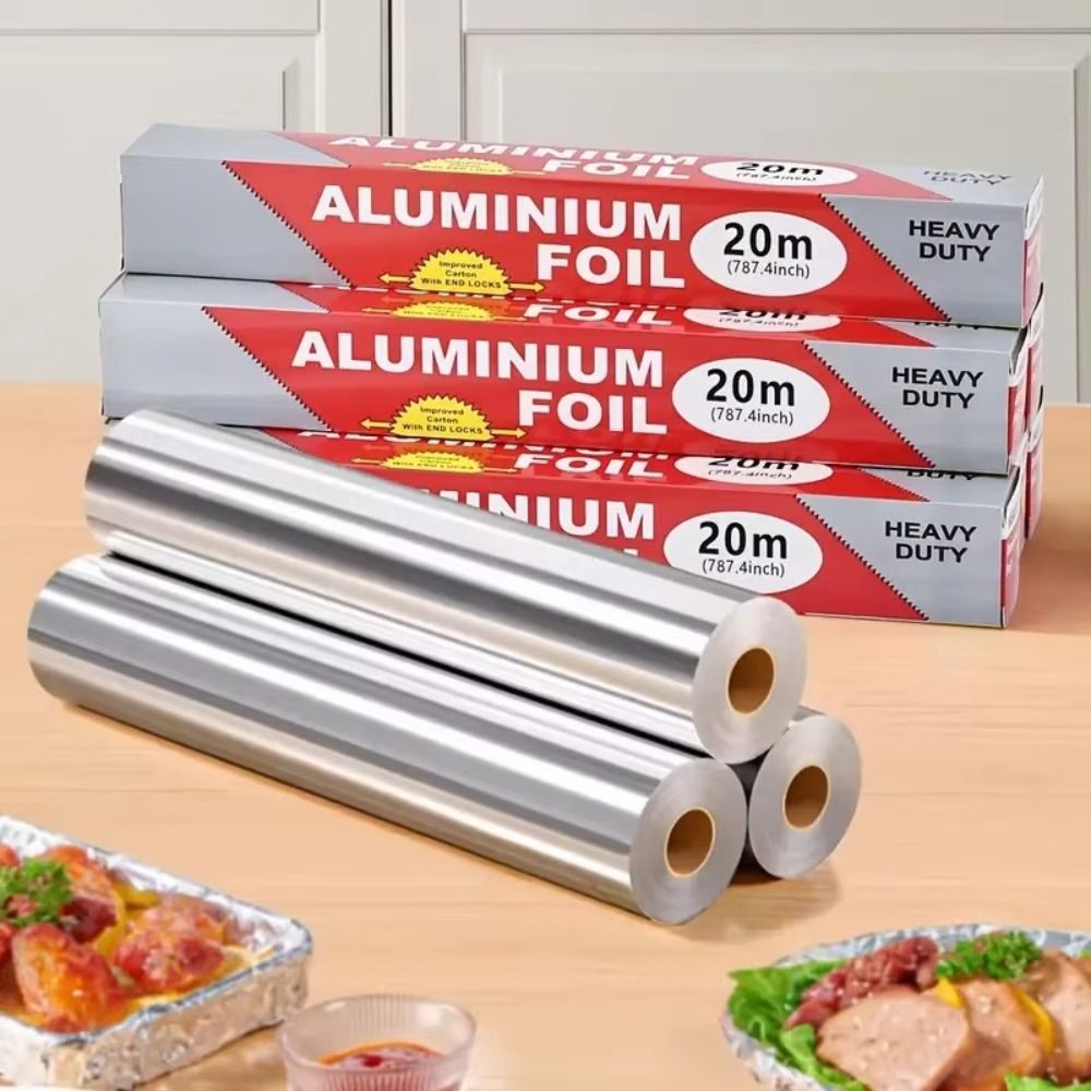 Kitchen Roll Baking - Papel Alumínio Descartável para Cozinha, Rolo