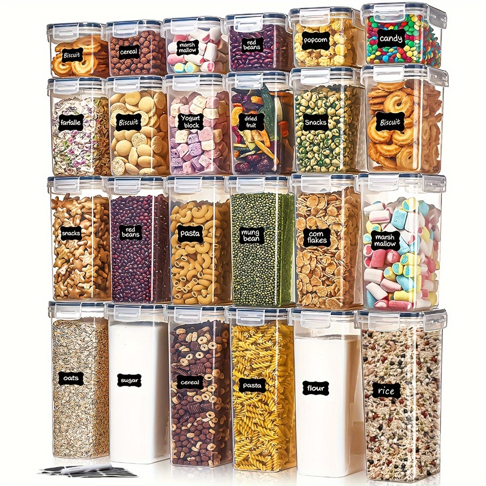 Kitchen Zo - Conjunto de 24 Peças: 12 Potes