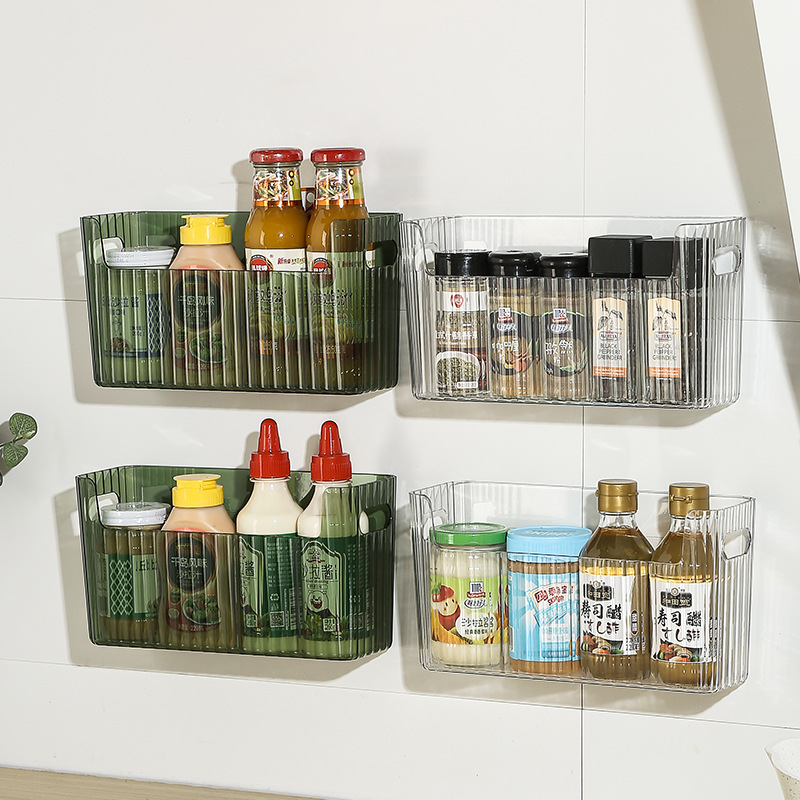 Kitchen Zo - Caixa de Armazenamento Autoadesiva para Refrigerador,