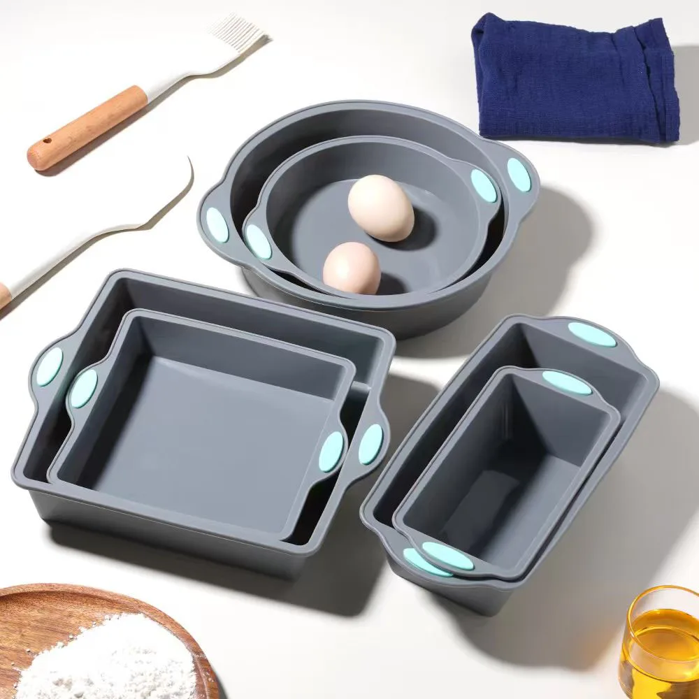 Kitchen Baking Utensils - Molde de bolo de silicone resistente