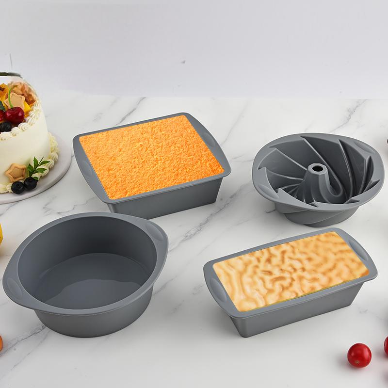 Kitchen Baking Utensils - Molde de bolo quadrado de silicone