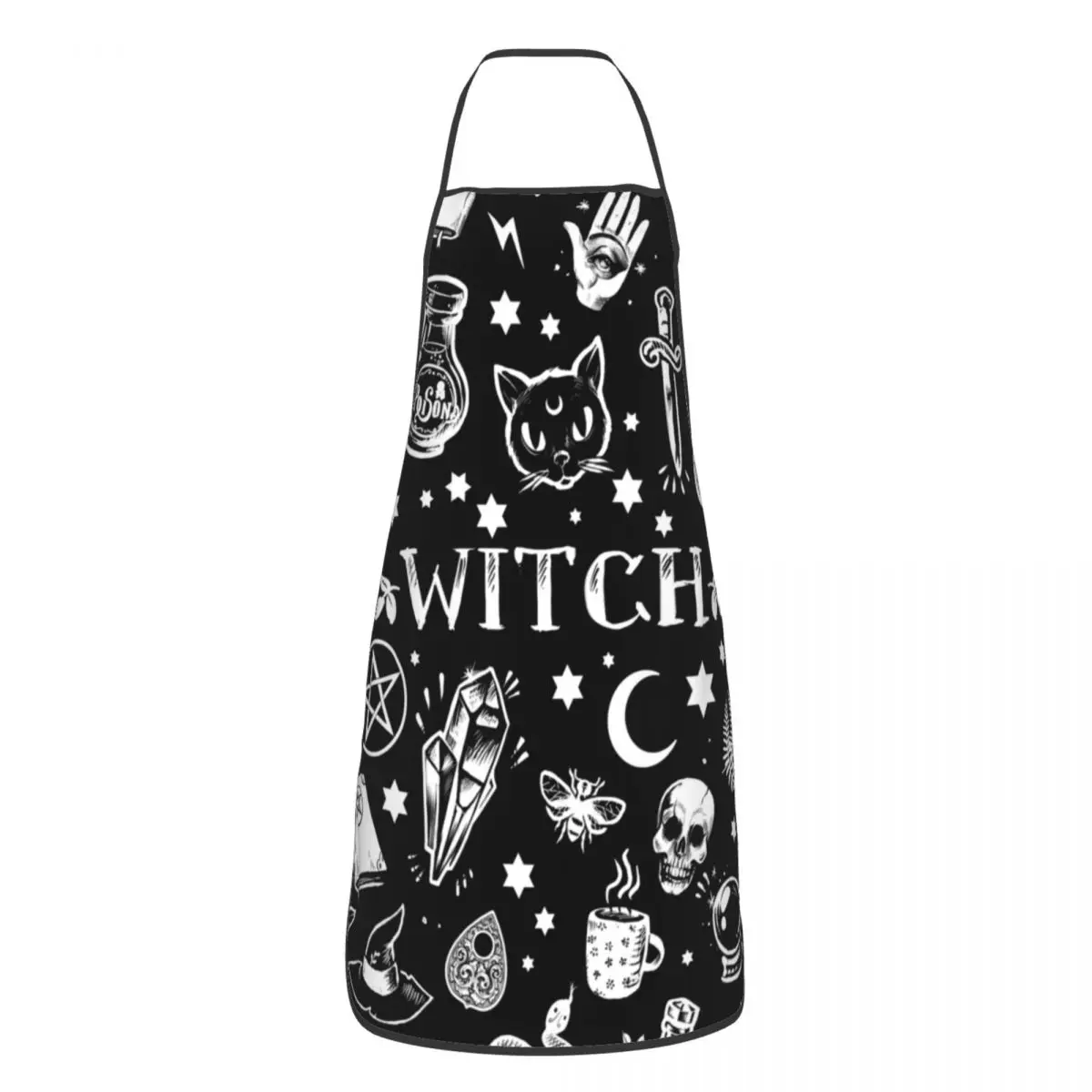 Kitchen Witch Baking - Avental de cozinha com padrão de