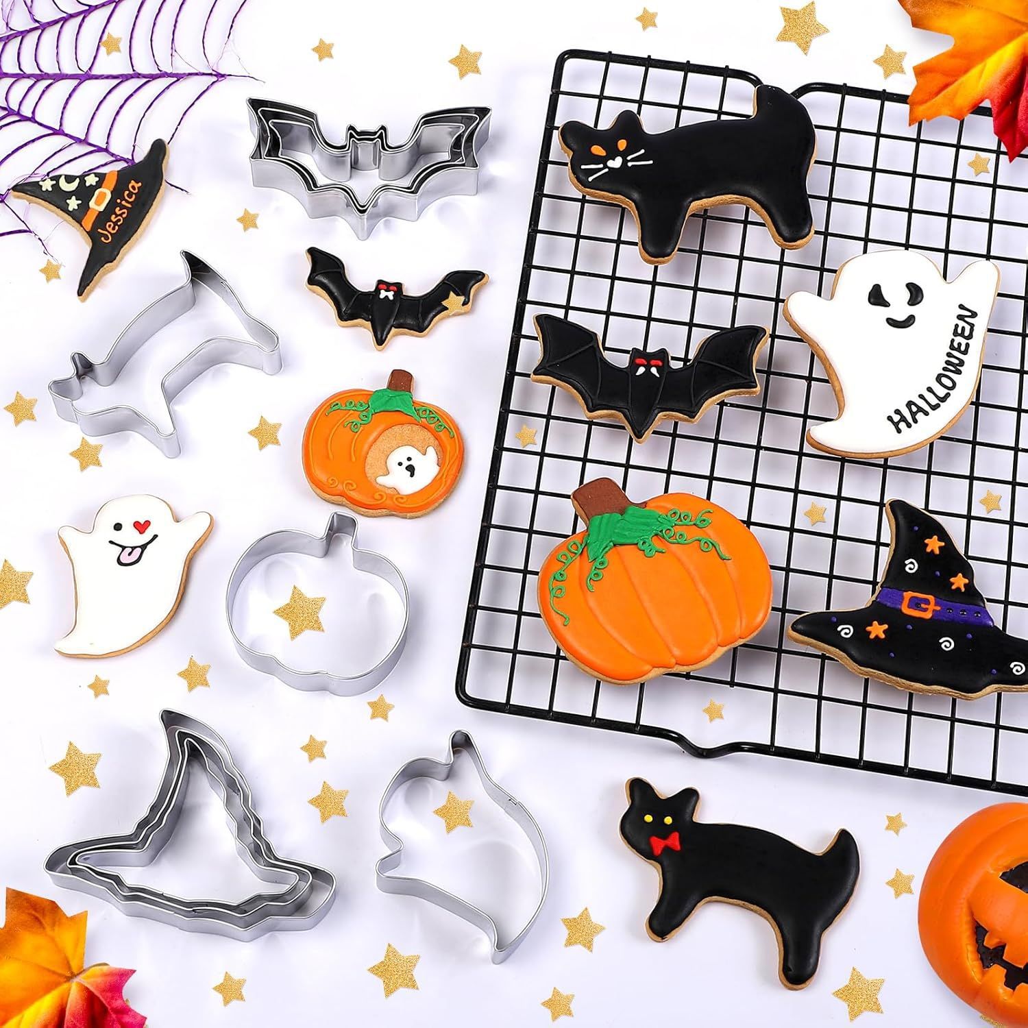 Kitchen Witch Baking - Molde de Biscoito de Halloween 3