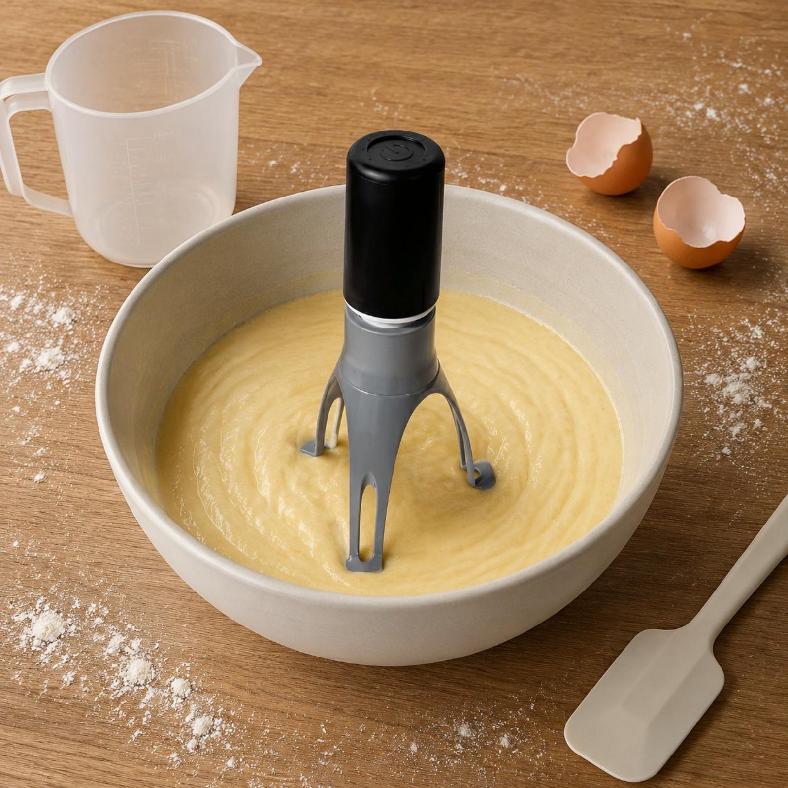 Kitchen Baking Mixer - Batedor Triangular Automático - Batedor Elétrico