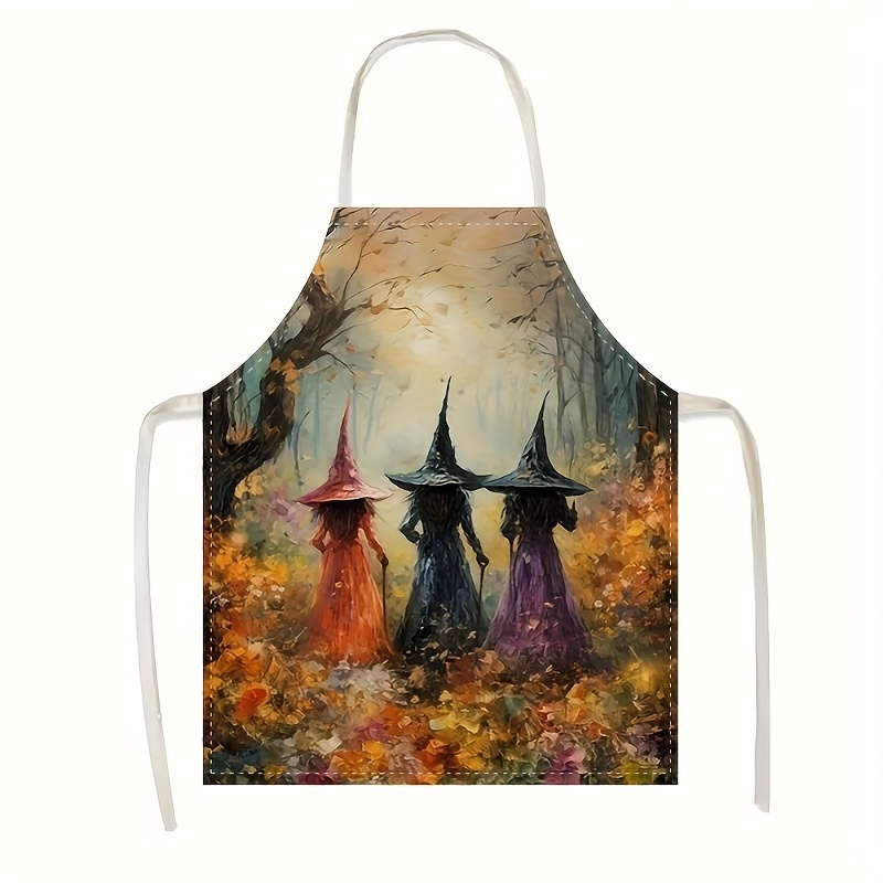 Kitchen Witch Baking - Avental de Halloween para Mulheres, Avental