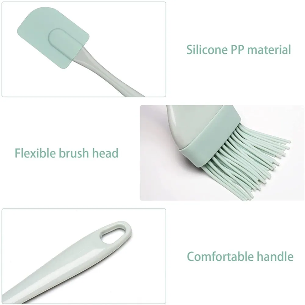 Kitchen Baking Mixer - Kit 3 Peças: Espátula de Silicone