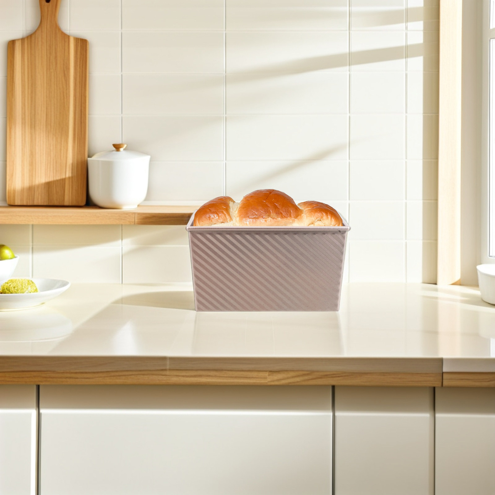 Kitchen Baking Supplies - Forma Retangular Antiaderente de Aço Carbono