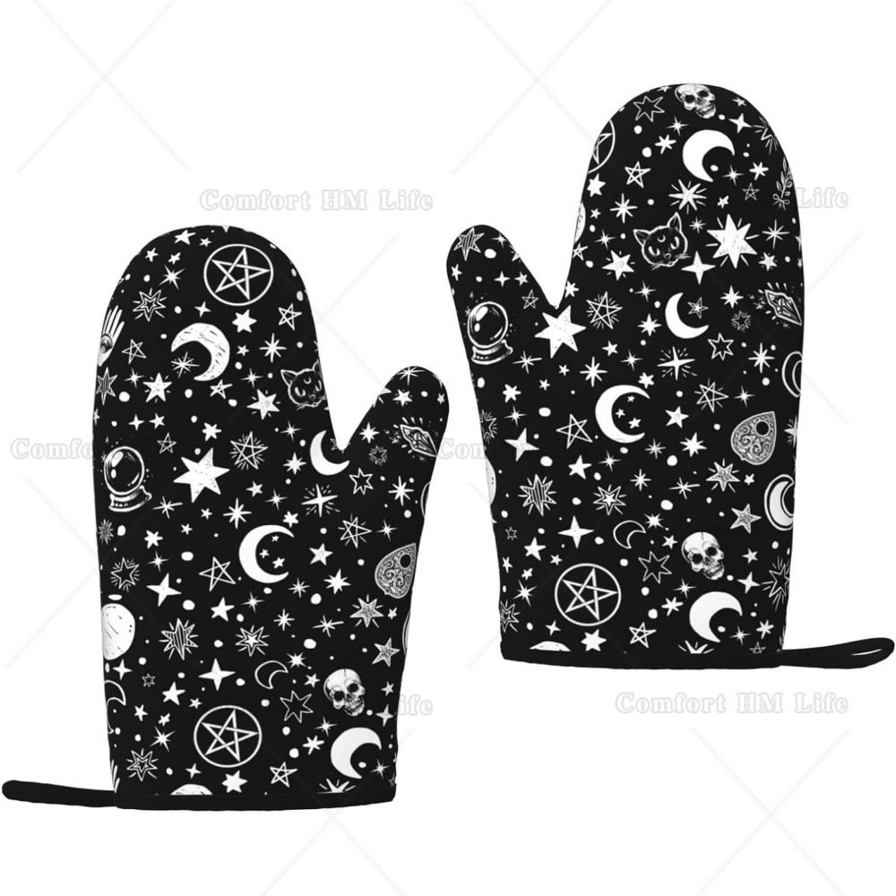 Kitchen Witch Baking - Silicone resistente ao calor luvas do