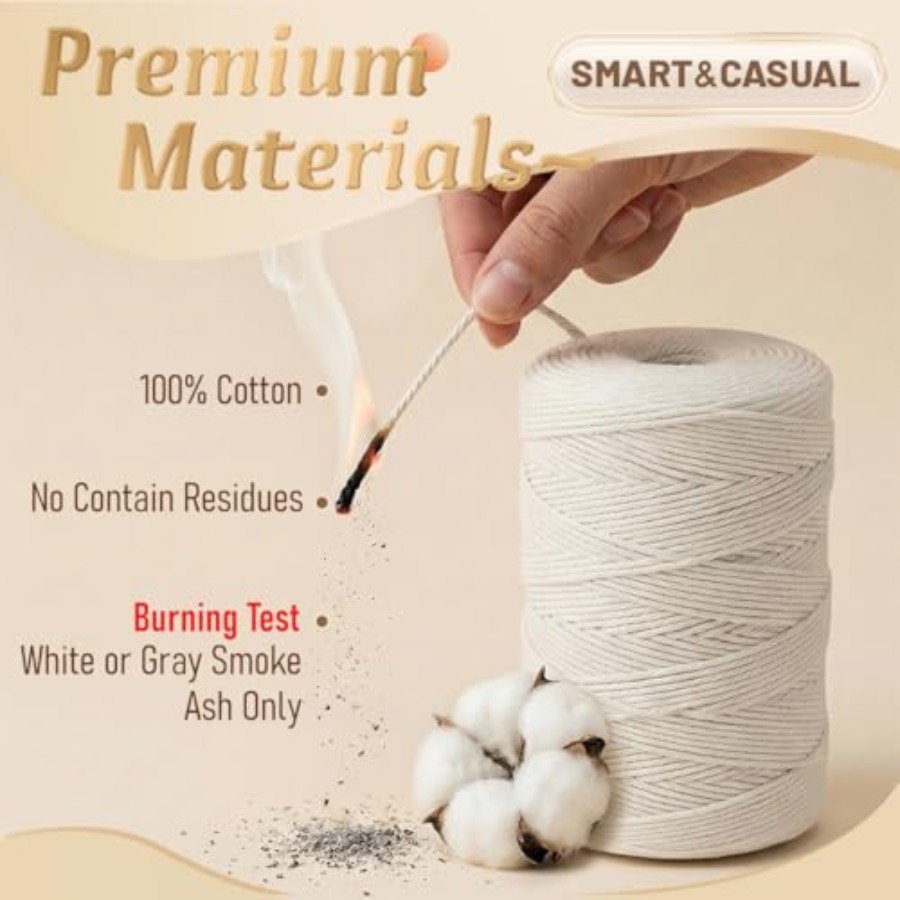 Corda de Açougueiro 100% Algod - Kitchen Baking Twine avaliação e preço