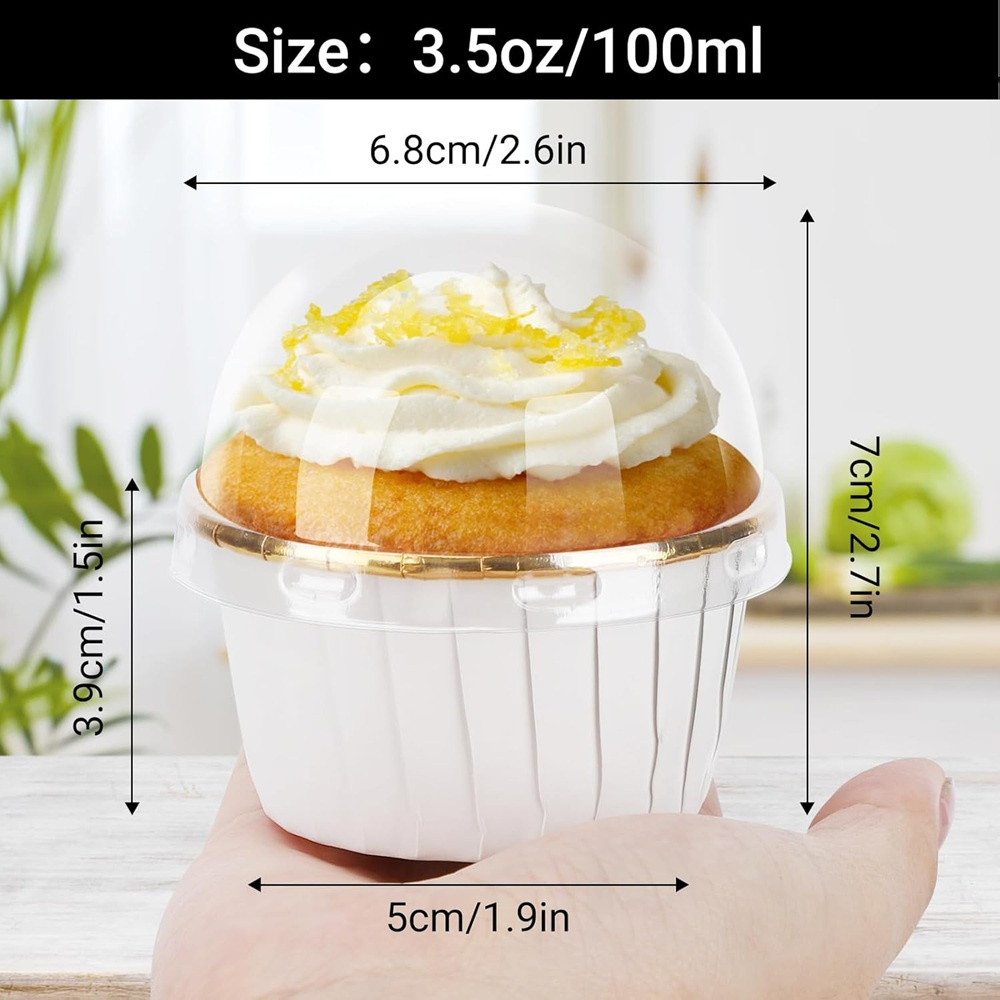 50 pçs muffins copo de papel c - Kitchen Baking Supplies avaliação e preço