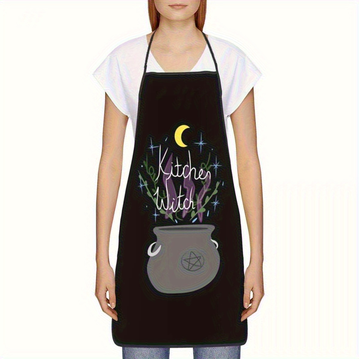 1pc avental de cozinha de brux - Kitchen Witch Baking avaliação e preço