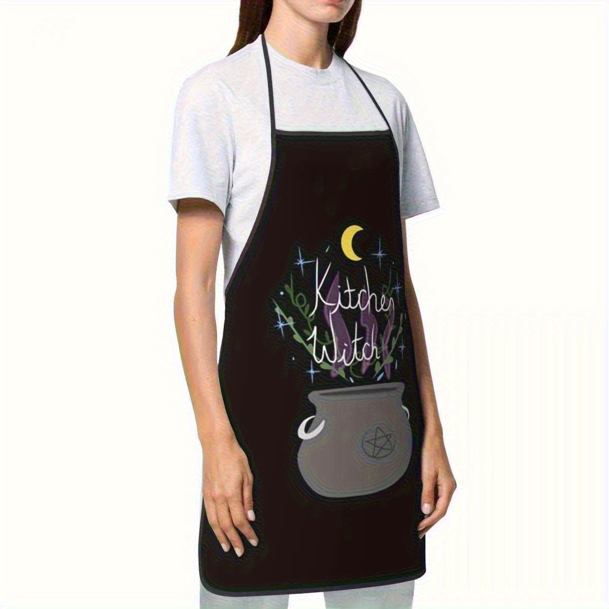 1pc avental de cozinha de brux - Kitchen Witch Baking avaliação e preço