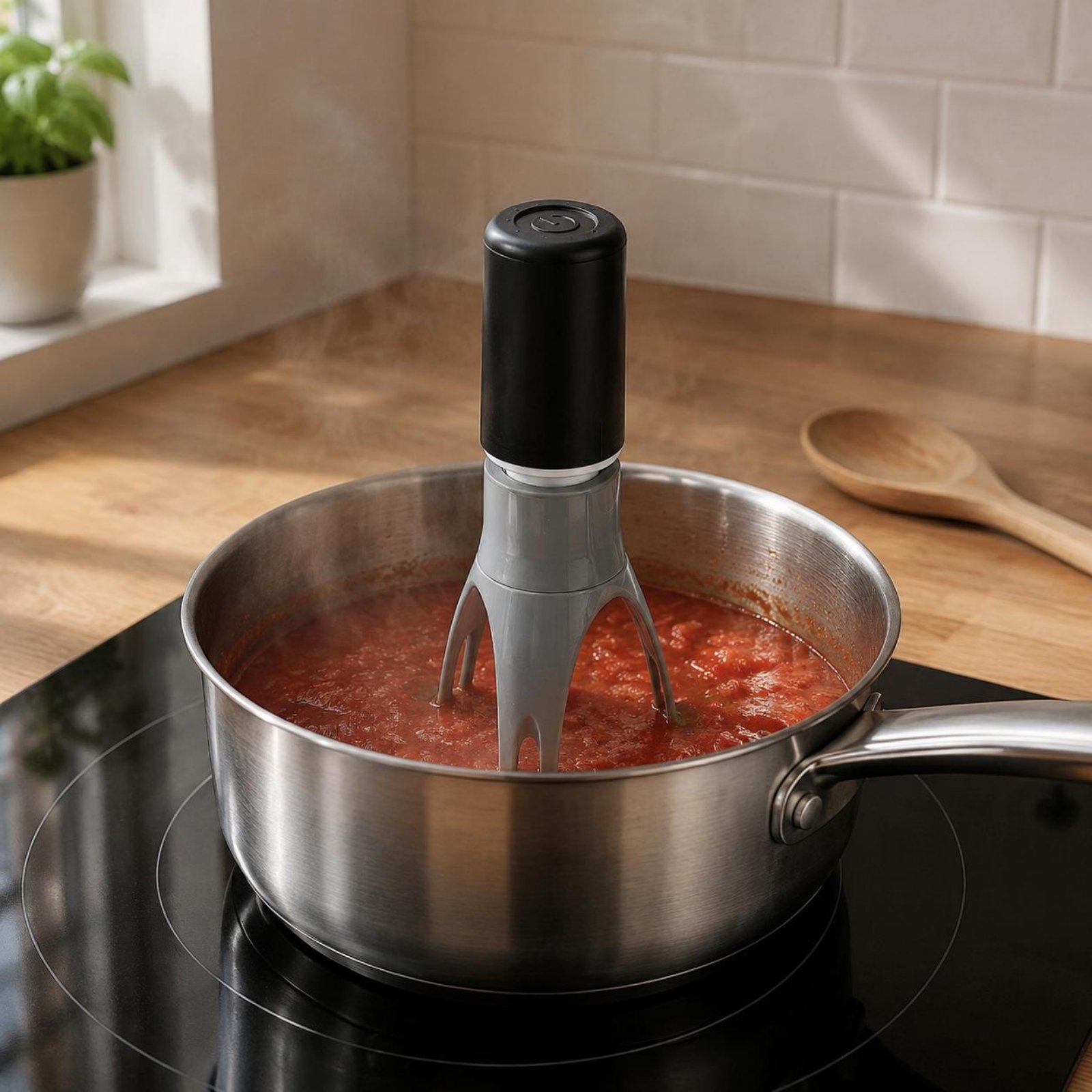 Batedor Triangular Automático  - Kitchen Baking Mixer avaliação e preço
