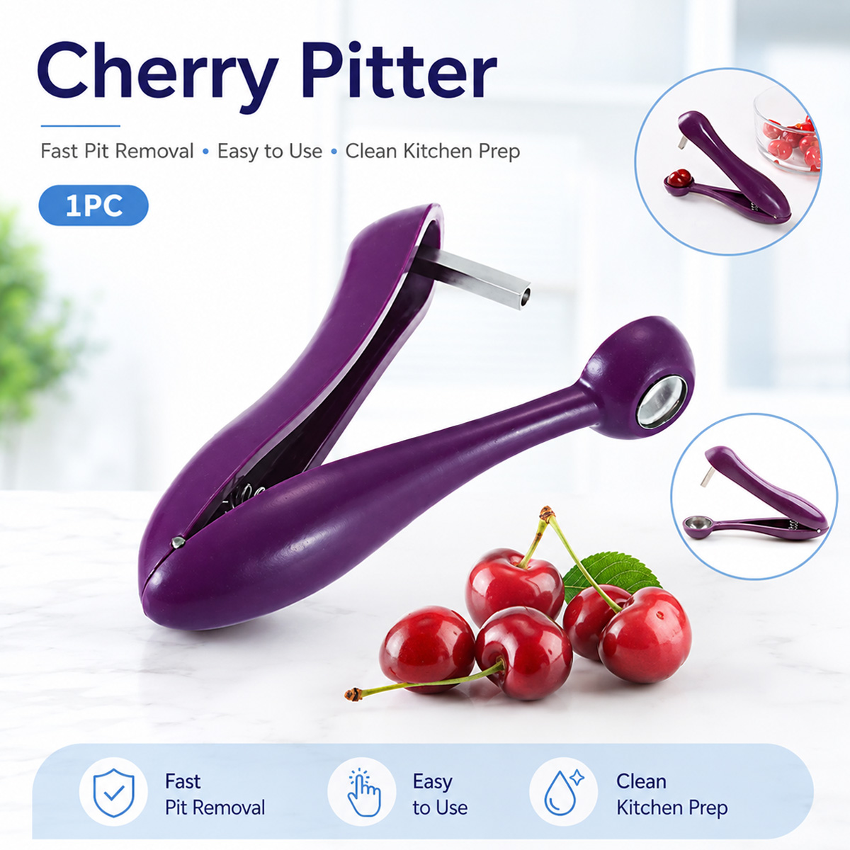 Removedor de Caroços de Cereja - Kitchen Tools For Baking avaliação e preço