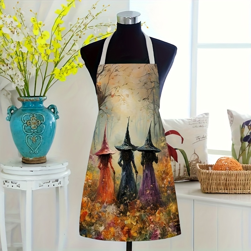 Avental de Halloween para Mulh - Kitchen Witch Baking avaliação e preço