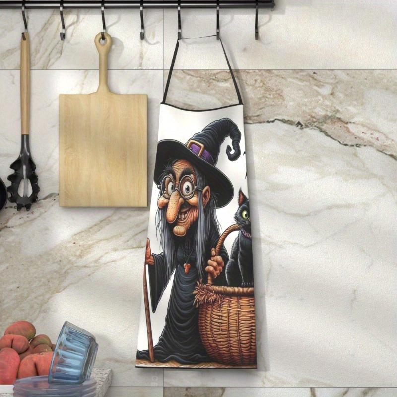 1pc avental temático de bruxa  - Kitchen Witch Baking avaliação e preço
