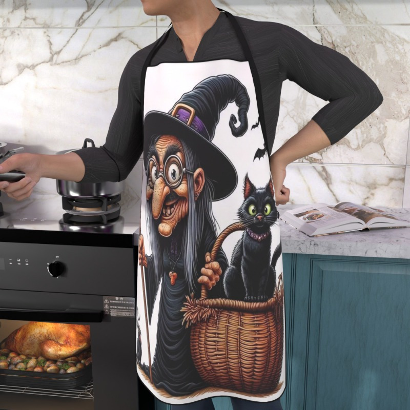 1pc avental temático de bruxa  - Kitchen Witch Baking avaliação e preço