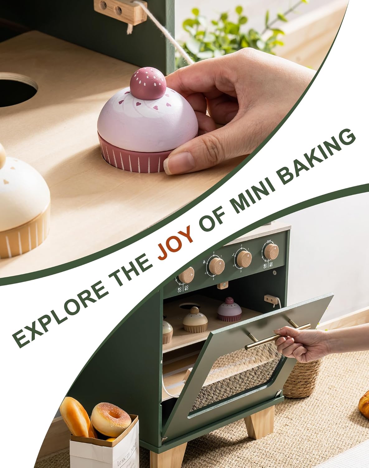 Robotime Robud Brinquedo de Ma - Baking Kitchen Robotime avaliação e preço