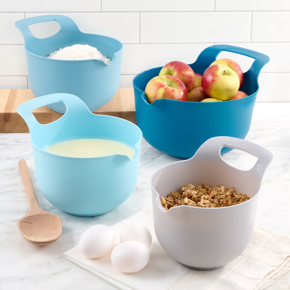 Conjunto de 4 Tigelas Plástica - Kitchen Baking Utensils avaliação e preço