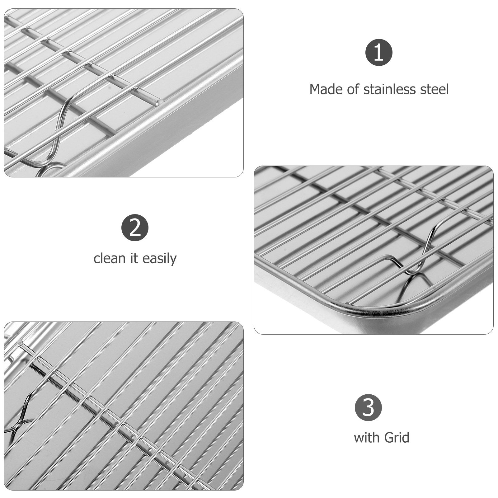 Conjunto de 2 Peças: Assadeira - Cooling Rack Wire avaliação e preço