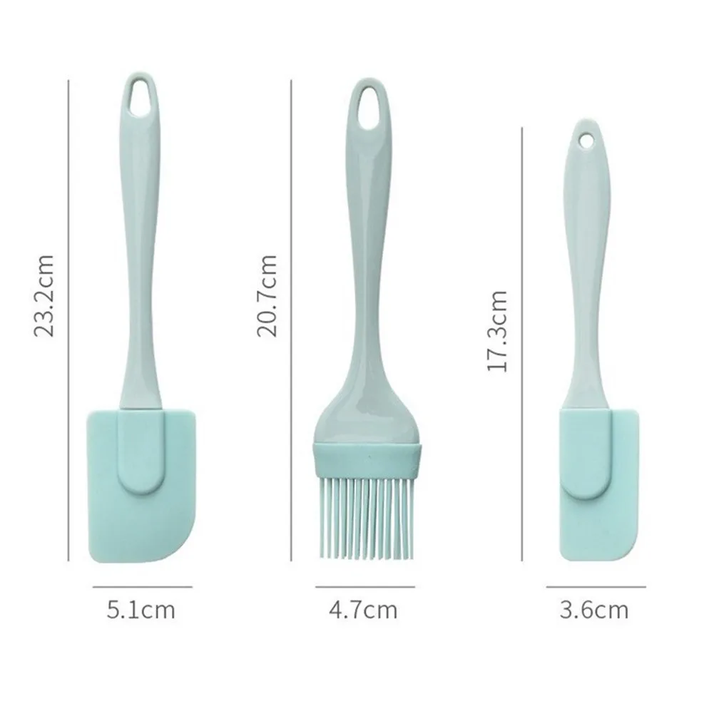 Kit 3 Peças: Espátula de Silic - Kitchen Baking Mixer avaliação e preço