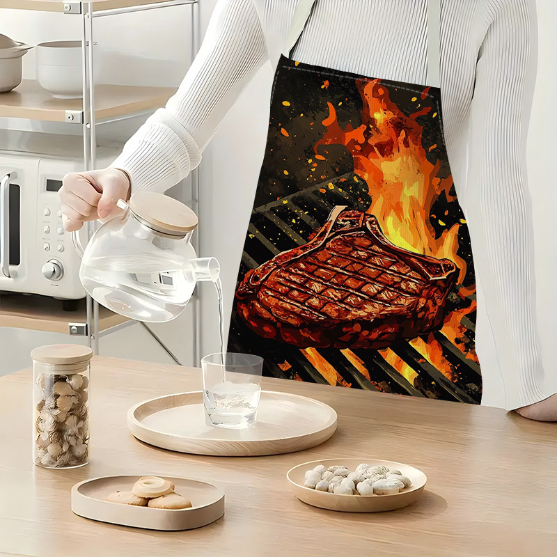 Avental de Churrasco com Estam - Kitchen Baking Area Ideas avaliação e preço