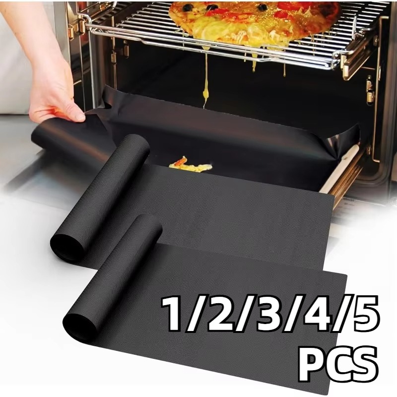 1/2/3/4/5 pçs preto churrasque - Kitchen Baking Mat avaliação e preço