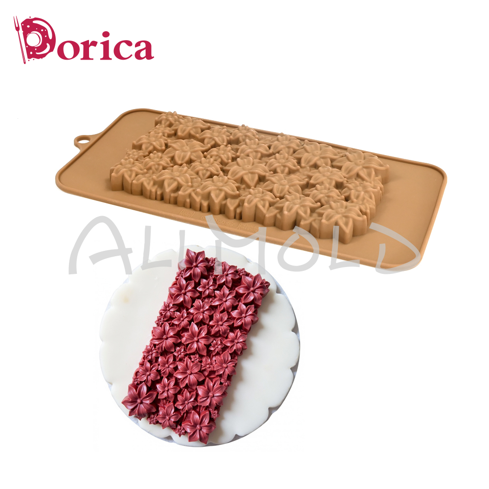 Flor silicone molde de chocola - Kitchen Baking Supplies avaliação e preço