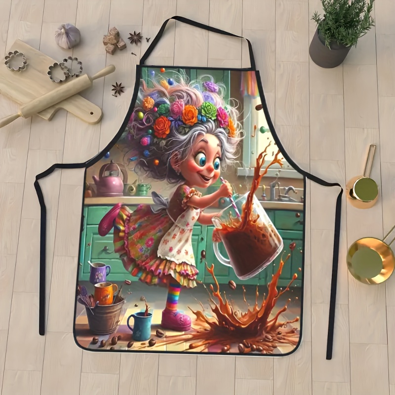 Avental de Cozinha de Bruxa Fo - Kitchen Witch Baking avaliação e preço