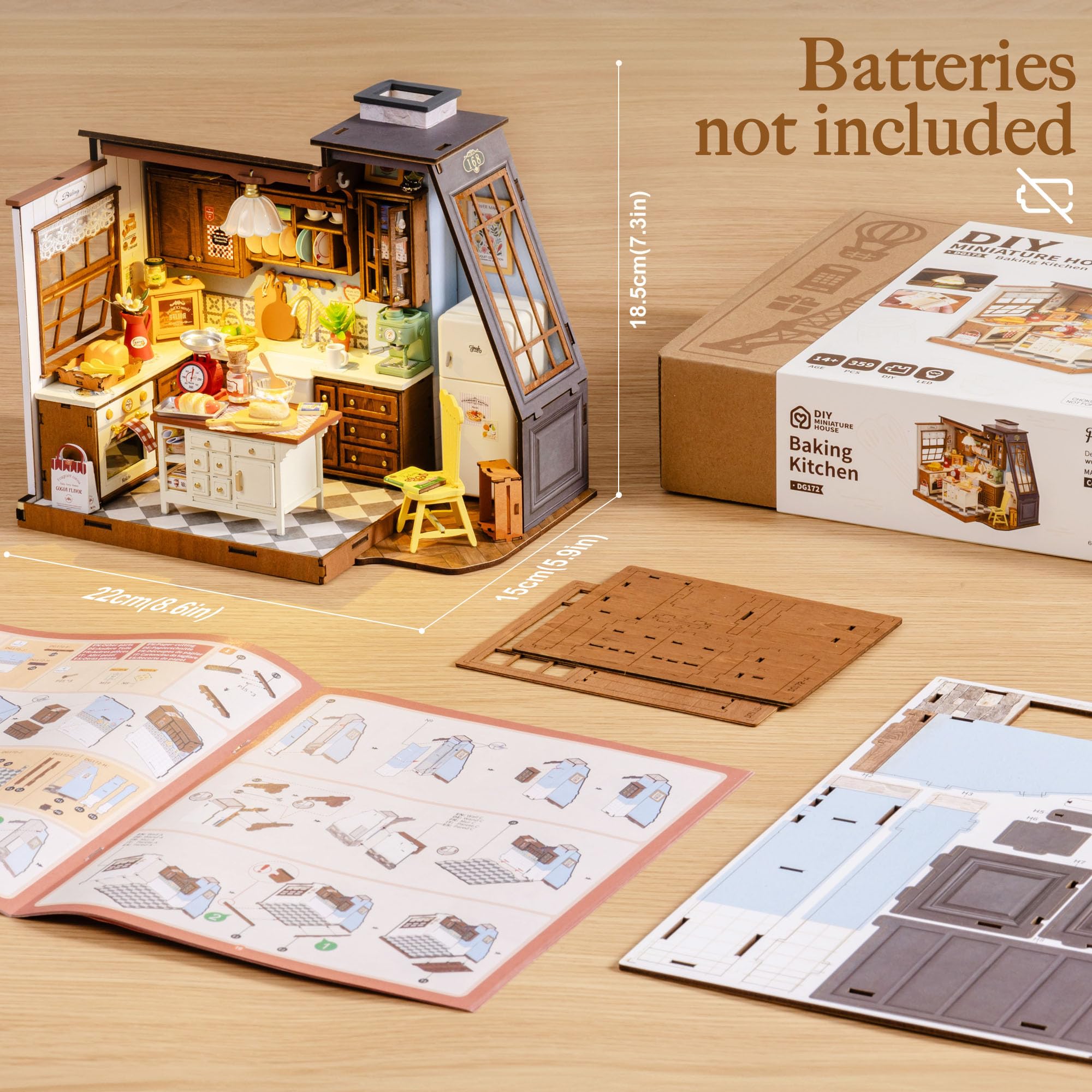 Rolife diy kit de casa em mini - Baking Kitchen Robotime avaliação e preço
