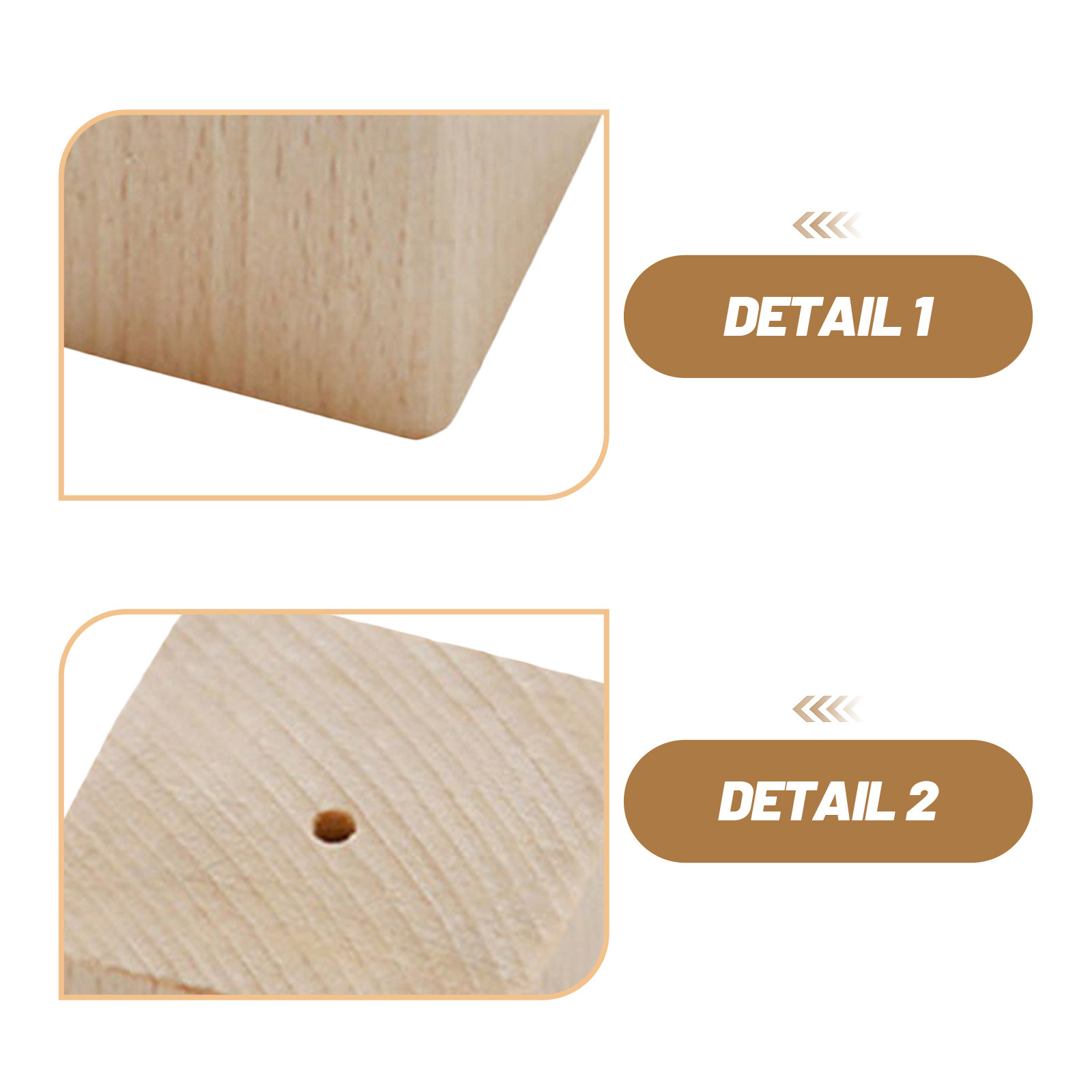 2 Peças Suporte de Madeira par - Kitchen Baking Supplies avaliação e preço