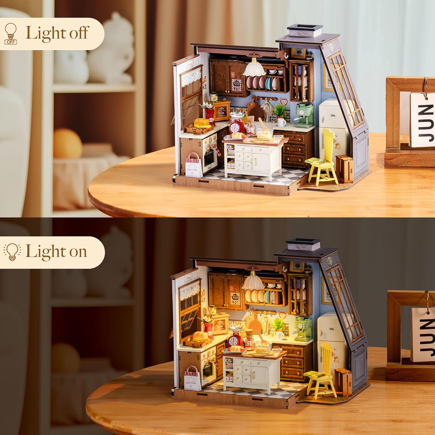 Robotime Kit de Casa de Boneca - Baking Kitchen Robotime avaliação e preço